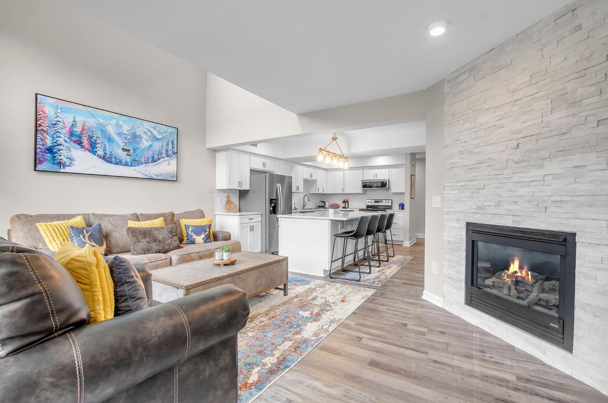 Family Townhouse With Fireplace Ellicottville Ngoại thất bức ảnh